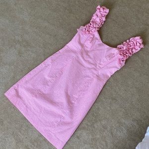 Lilly Pulitzer Regina Ruffle Shoulder Dress size 0